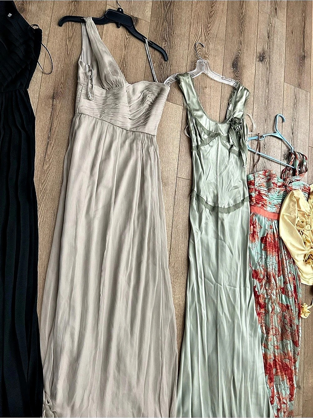 AMSALE Silk Maxi Dress Size 2 Like New
